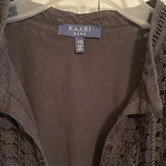 KAARI Blue - Little Black Eyelet Dress - Picture 5 of 5